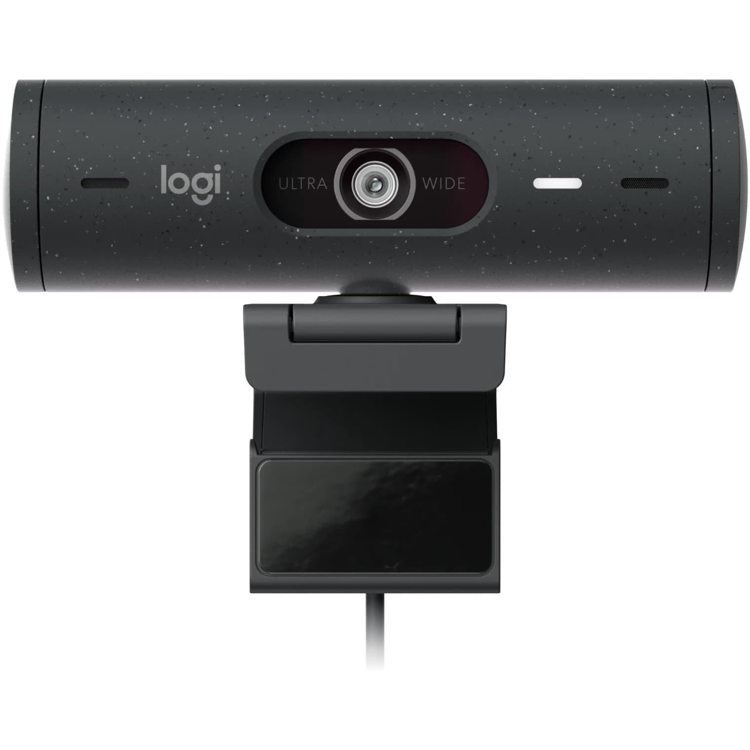 Logitech Brio 505 webcam in graphite with USB-C for business video meetings