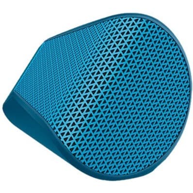 Logitech LA X300 wireless mobile speaker with red housing