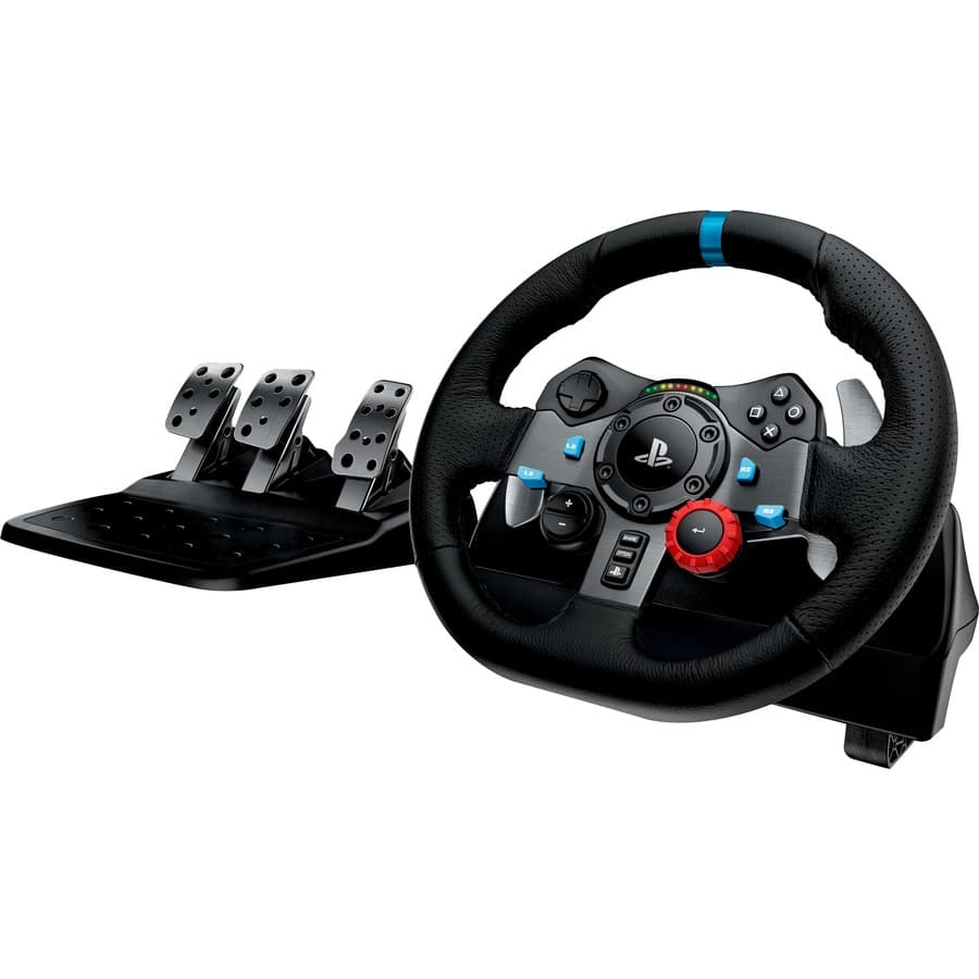 LA G29 DRIVING FORCE RACING WHEEL PS 3 4 view 2
