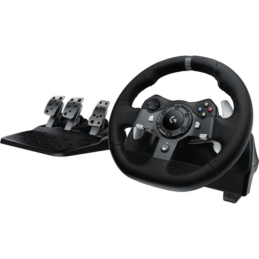 Logitech G920 Driving Force Racing Wheel with pedals for Xbox and PC sim racing
