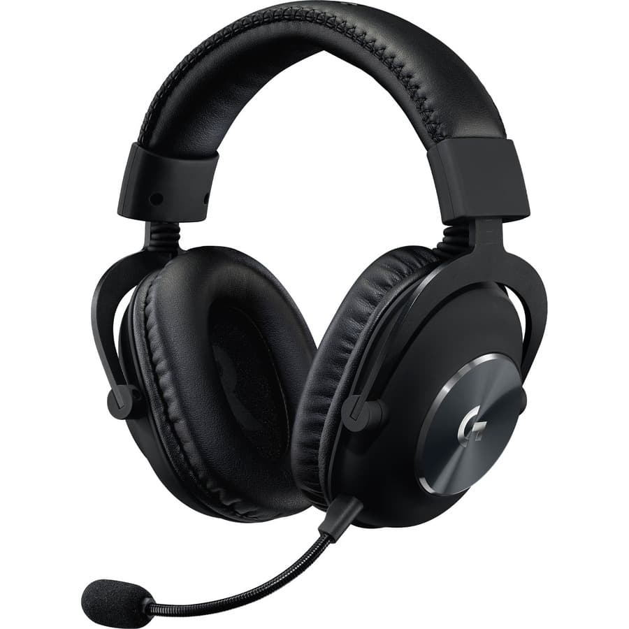 Logitech G PRO wired gaming headset with detachable microphone and 3.5 mm connection