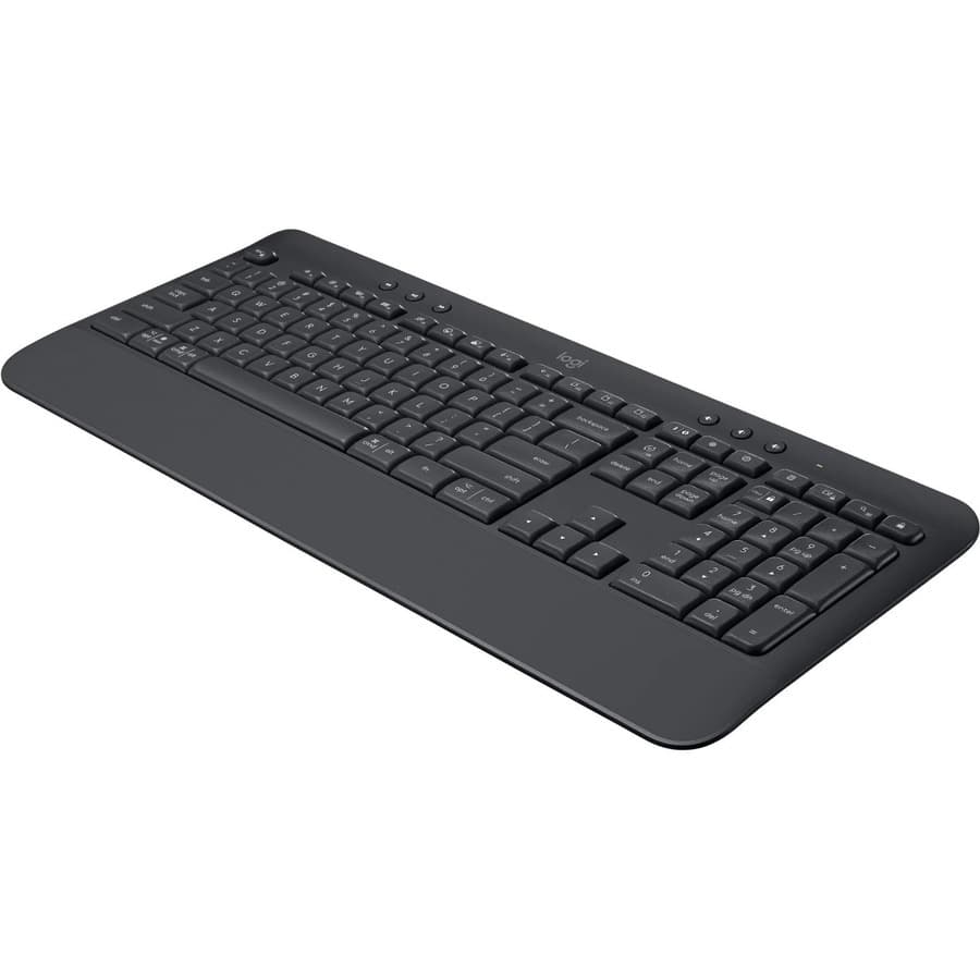 Logitech K650 wireless keyboard in graphite with Spanish layout