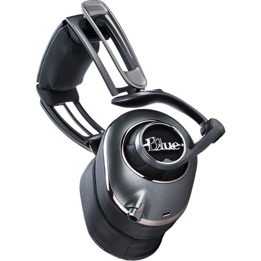 Blue Mix-Fi studio headphones in black with over-the-ear binaural ear cups