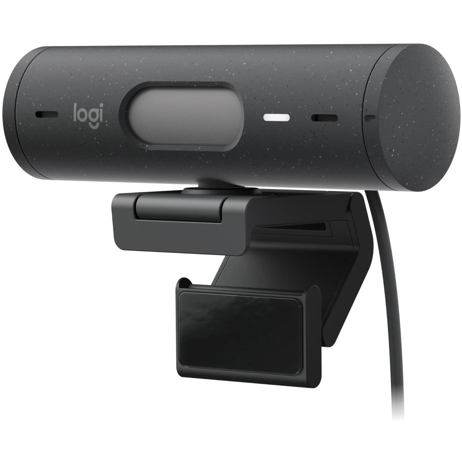 Logitech Brio 505 webcam in graphite with USB-C for business video meetings