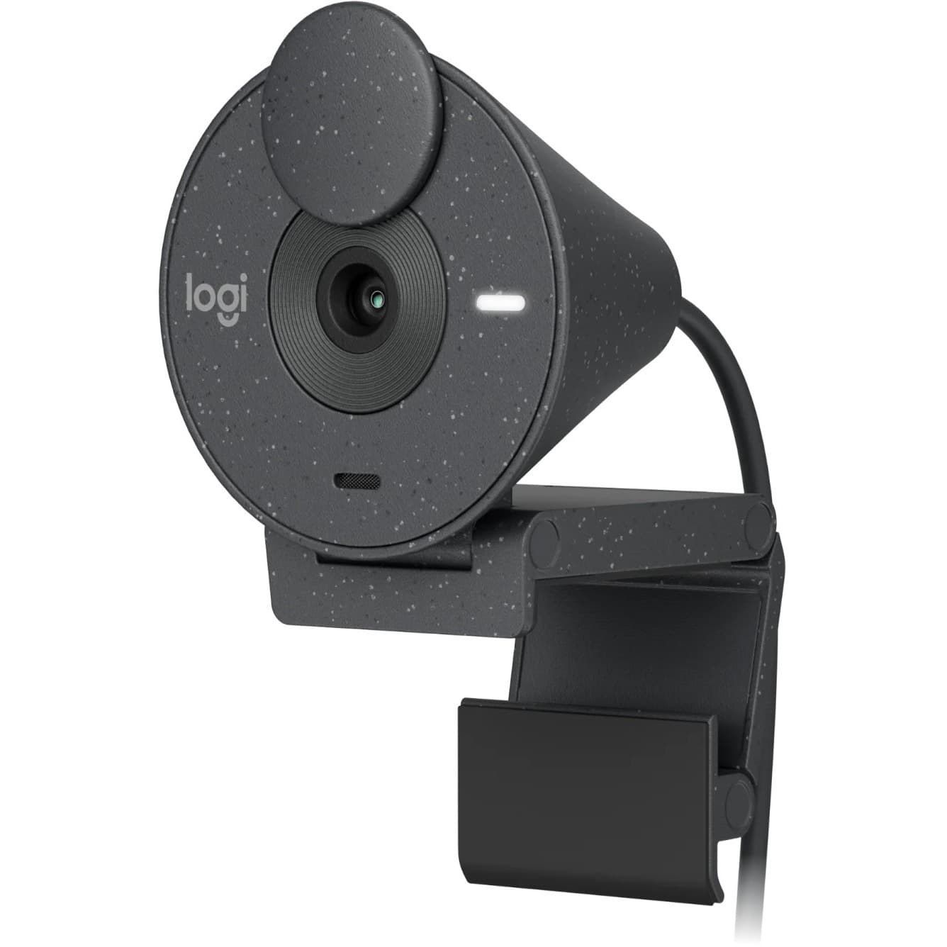 Logitech BRIO 300 Graphite webcam with USB-C connection for 1080p video conferencing