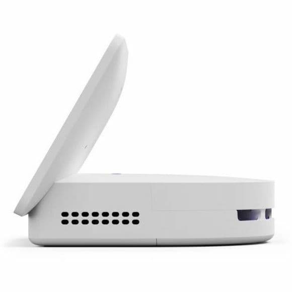 Logi Dock Flex in Graphite for shared desk docking in a hybrid office