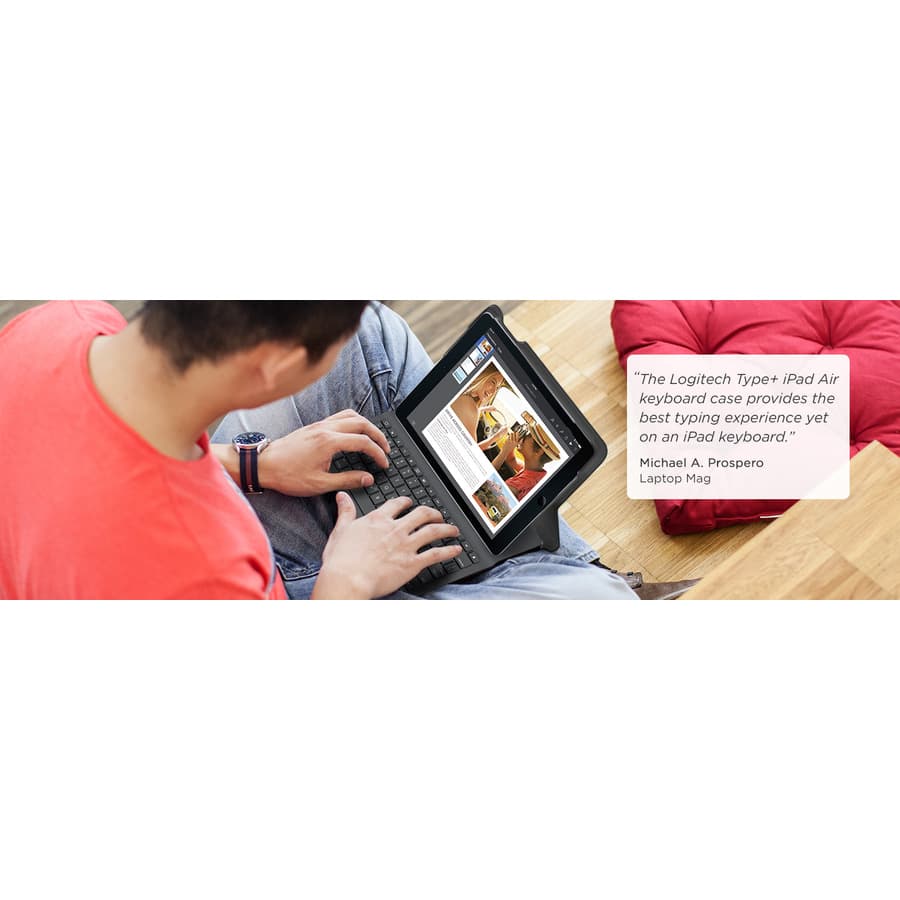 Logitech integrated keyboard case for iPad Air 2