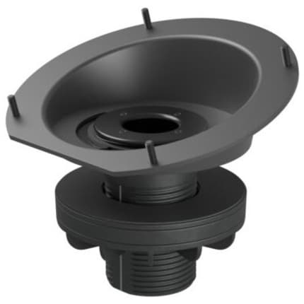 Logitech Tap riser mount for conference room tabletop control placement