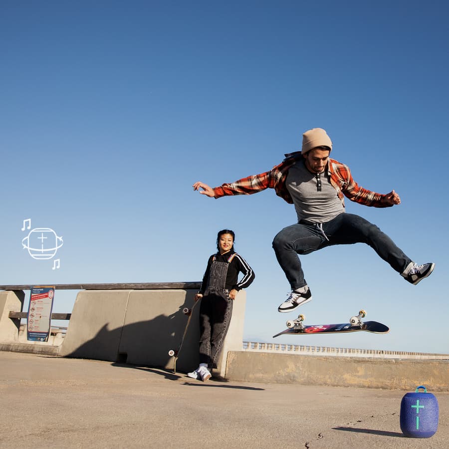 Logitech WONDERBOOM 2 Deep Space portable Bluetooth speaker