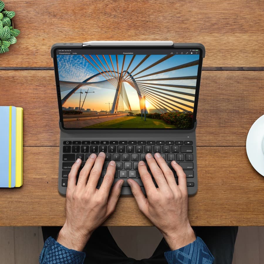 Logitech Slim Folio Pro keyboard case for iPad Pro 11-inch 1st 2nd and 3rd generation