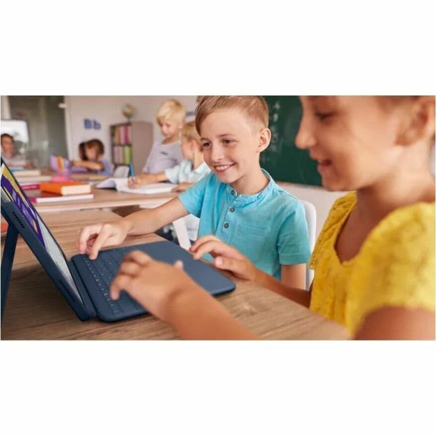 Logitech Rugged Combo 4 keyboard case for iPad 10th generation in black