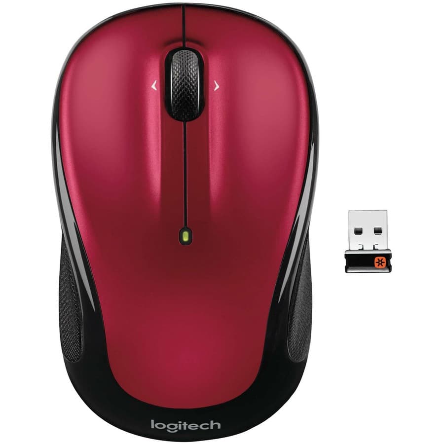 Logitech Sourcing Logitech Wireless Mouse M325 with Designed-for-Web Scrolling Red