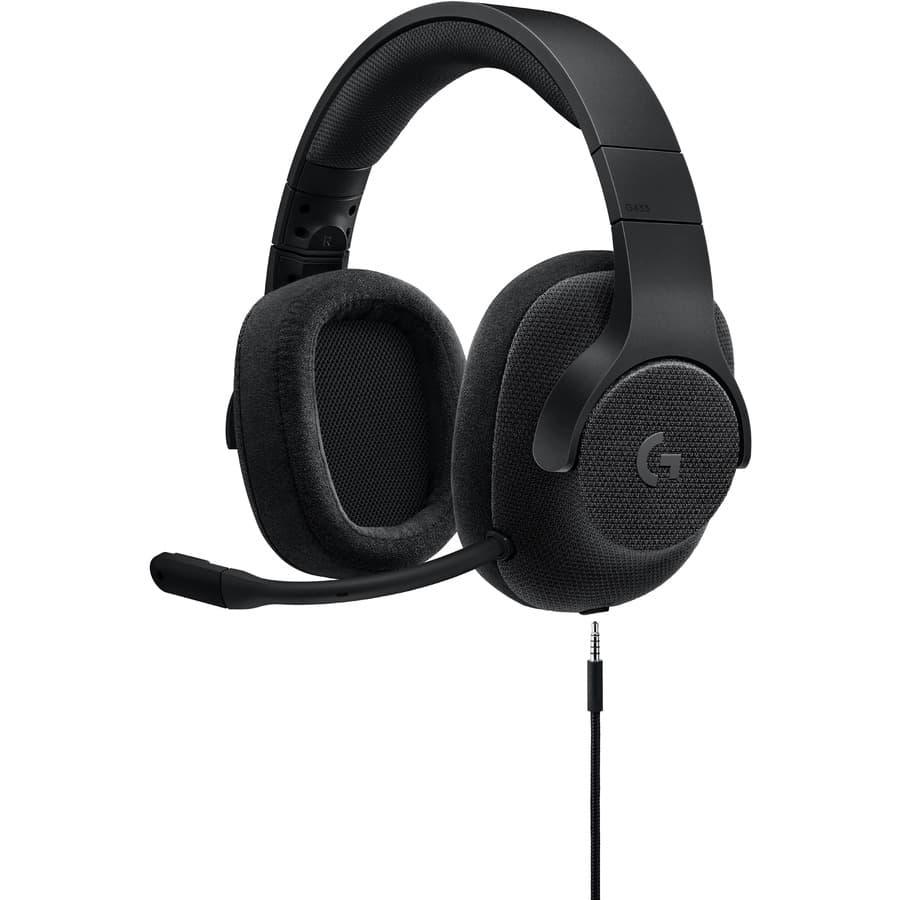 Logitech G433 7.1 Surround Gaming Headset Black | Wired, PC, DTS