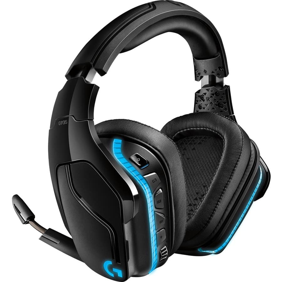 Logitech G935 Wireless LIGHTSYNC Headset, Bluetooth, USB | Wireless Headset