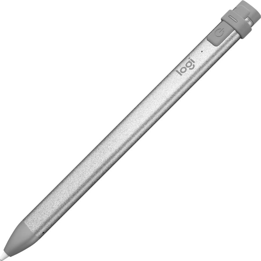 Logitech Crayon digital pencil in Mid Grey for iPads 2018 and later