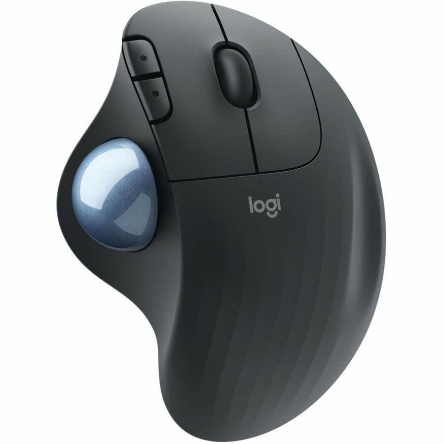 Logitech ERGO M575 Wireless Trackball Mouse, Black | Bluetooth, Ergonomic