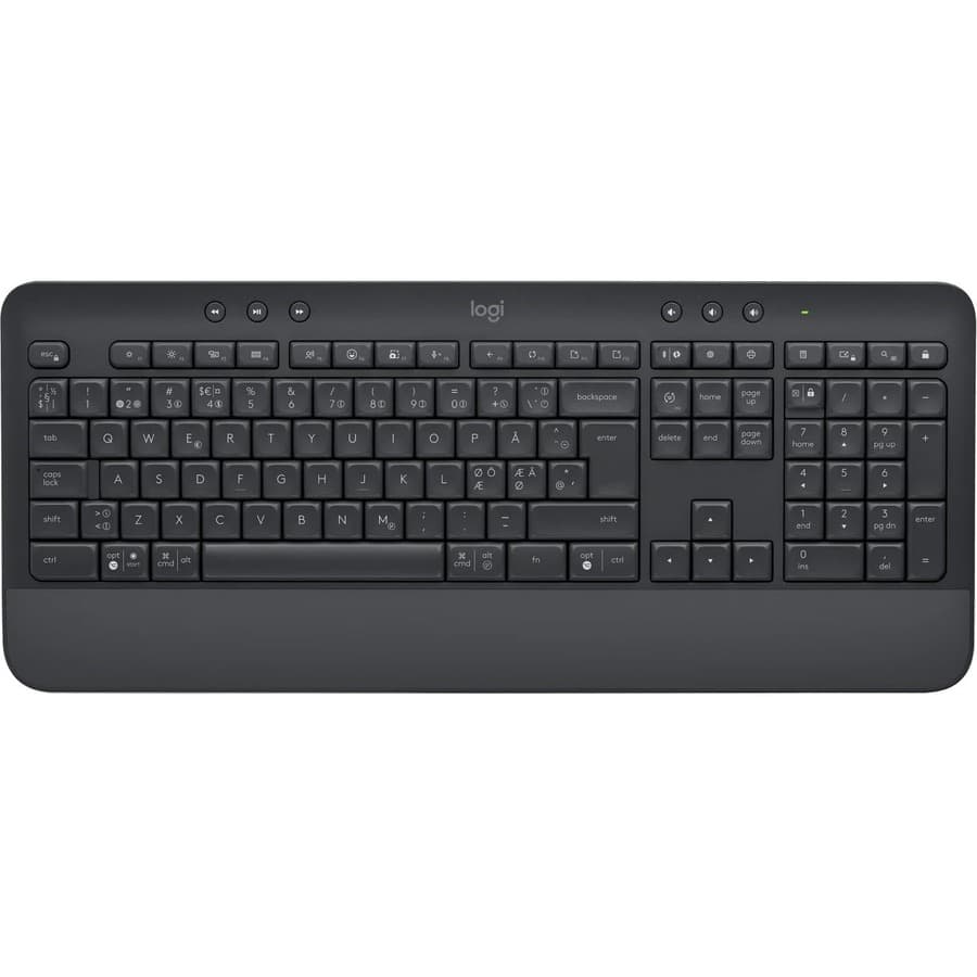 Logitech K650 wireless keyboard in graphite with Spanish layout