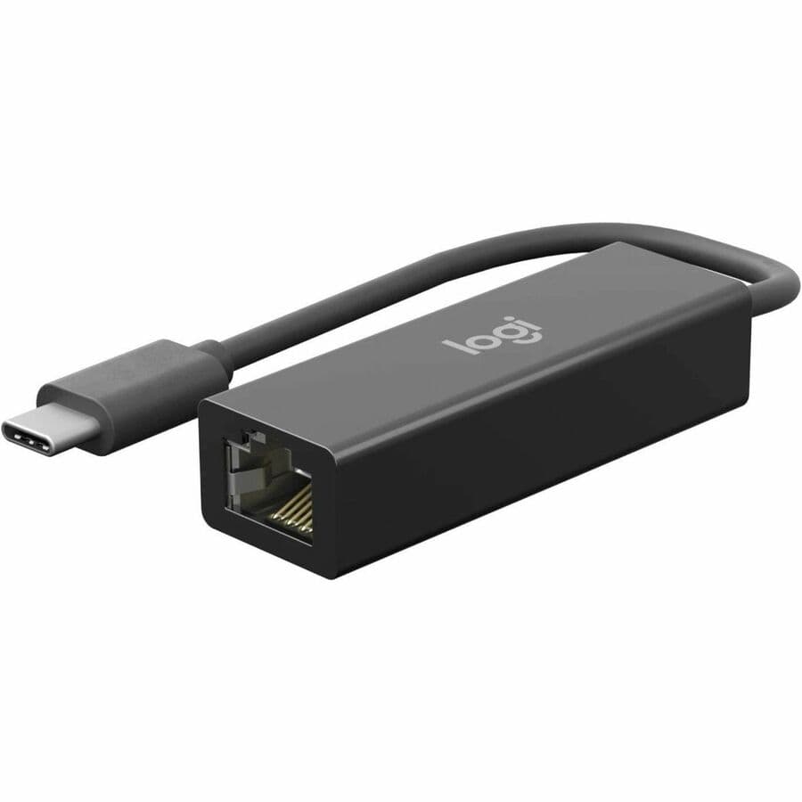 Logitech USB-C to Ethernet Adapter 952-000149 | USB-C, Enterprise