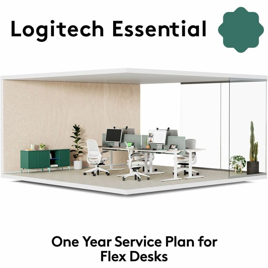Logitech Essential for Flex Desks 1 Year Plan | Workspace Support