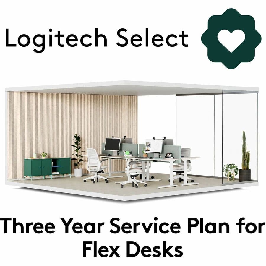 Logitech Select for Flex Desks 3-Year Plan | Workspace Support