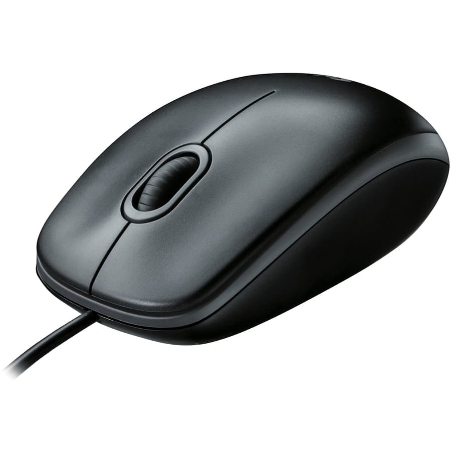 B100 OPTICAL USB MOUSE - BLACK view 6