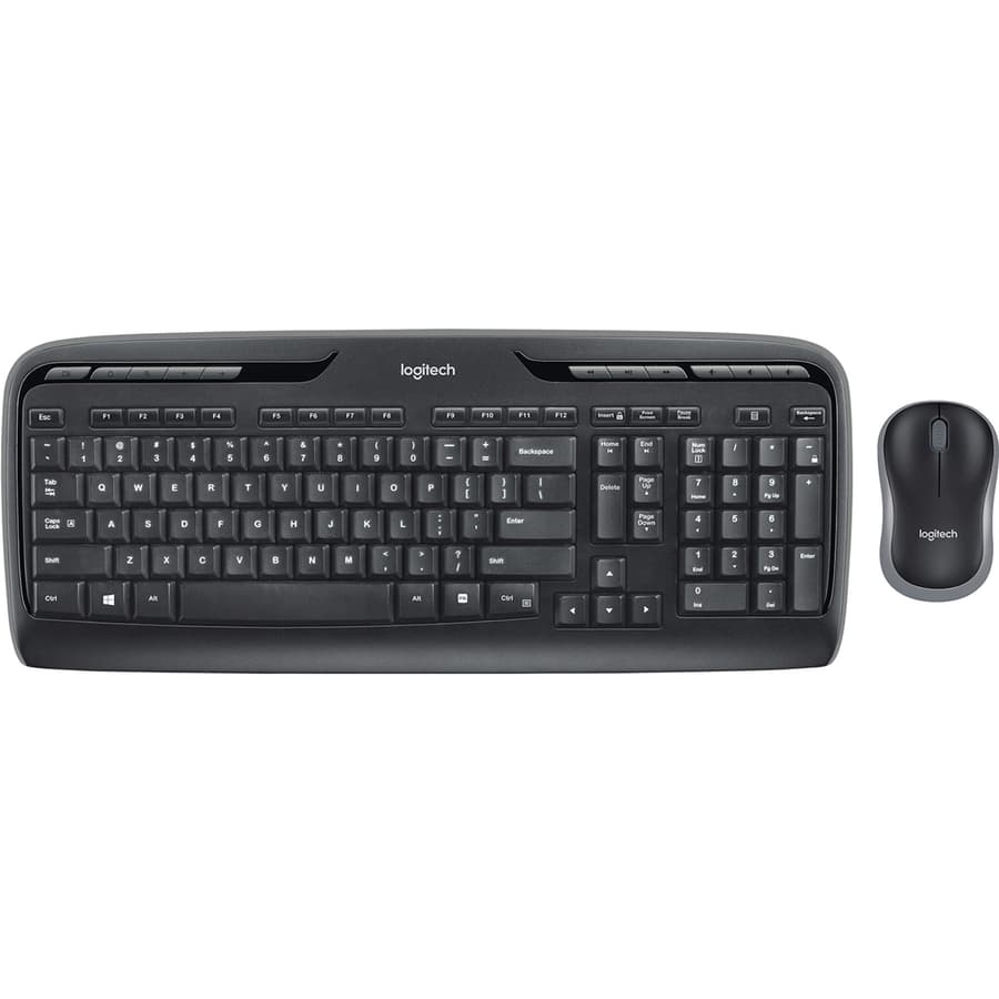 Logitech Wireless Desktop MK320 keyboard and mouse combo with 2.4 GHz wireless receiver