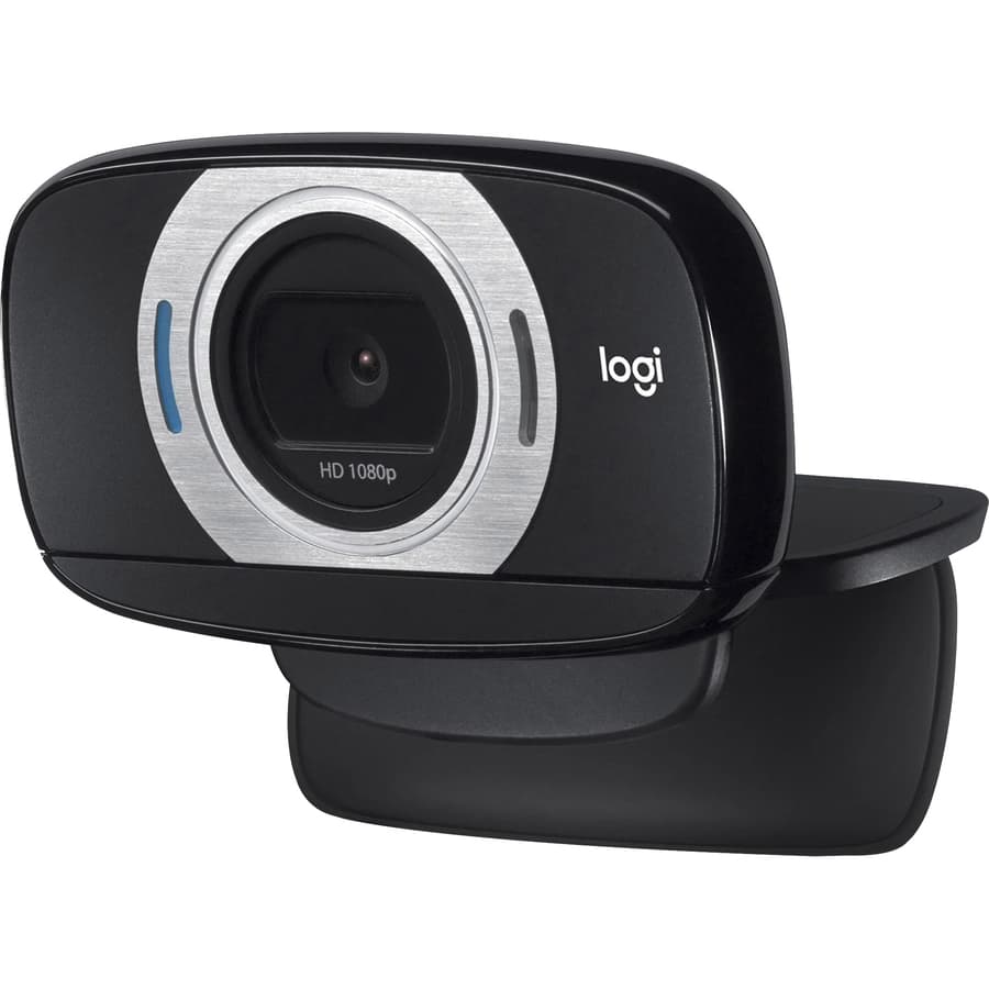 Logitech C615 1080p USB webcam with compact fold-and-go design