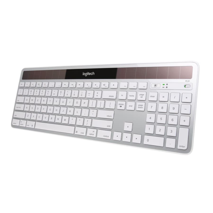 LOGITECH - COMPUTER ACCESSORIES WIRELESS SOLAR KEYBOARD K750 FOR MAC (GREY) view 5