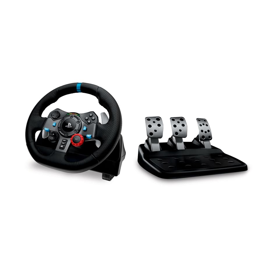 LA G29 DRIVING FORCE RACING WHEEL PS 3 4 view 8