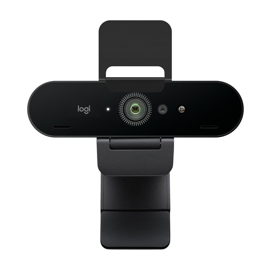Logitech BRIO Ultra HD Pro Business Webcam with 4K video, 90-degree field of view, and privacy shutter