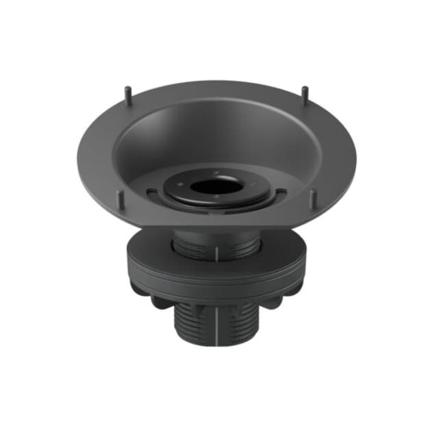 Logitech Tap riser mount for conference room tabletop control placement