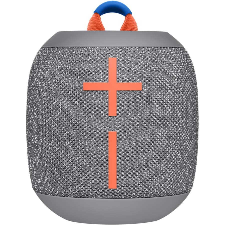 Logitech Ultimate Ears WONDERBOOM 2 portable Bluetooth speaker in Crushed Ice Gray