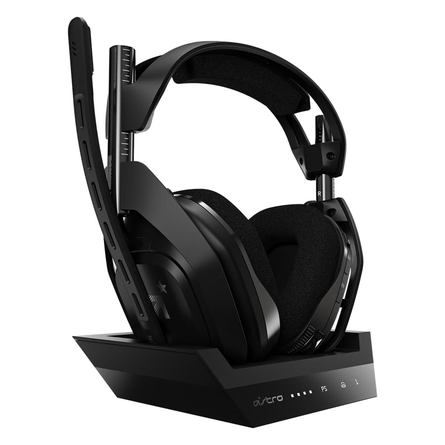 Logitech A50 wireless headset with base station for PS4 and PC, refined version