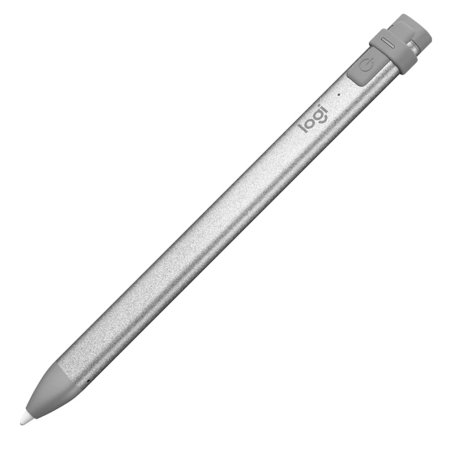 Logitech Crayon digital pencil in Mid Grey for iPads 2018 and later