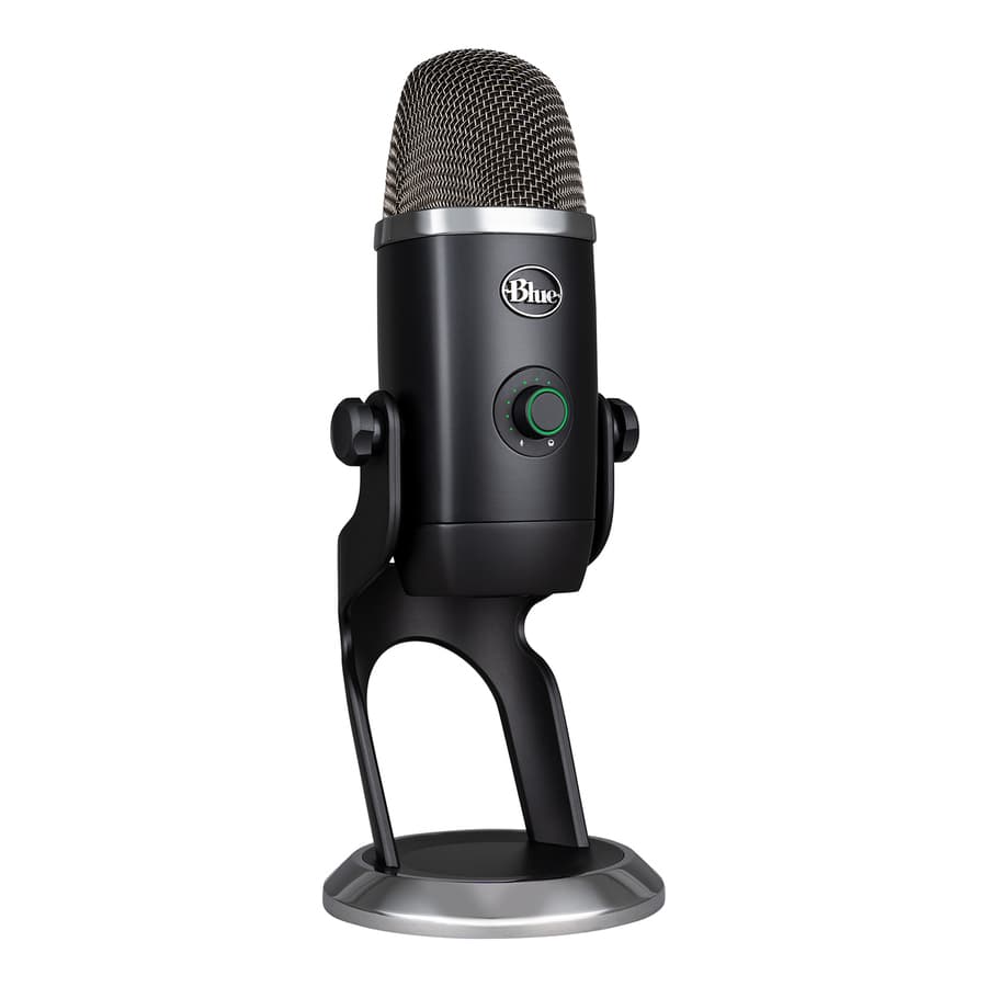 Logitech Yeti X Dark Gray desktop USB microphone for streaming and podcasting