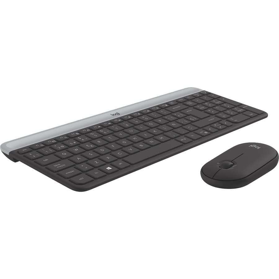 Logitech MK470 slim wireless keyboard and mouse combo in graphite