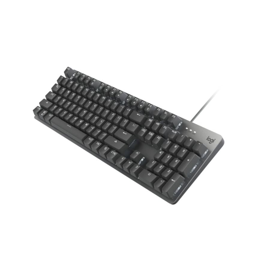 Logitech K845 mechanical illuminated keyboard with Cherry Red switches and white backlighting