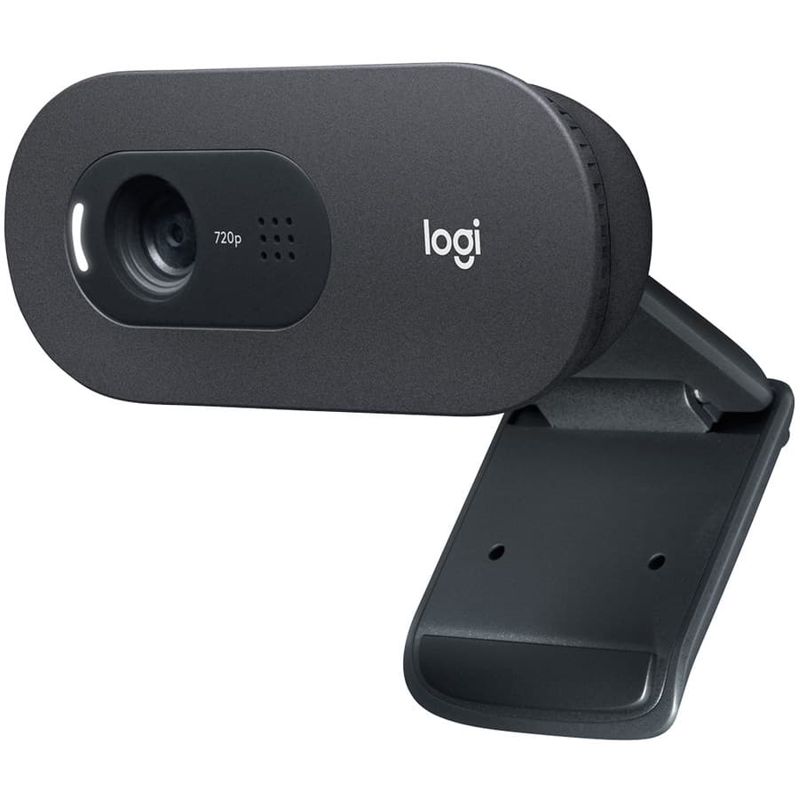 Logitech C505 HD webcam with USB-A cable for business video conferencing