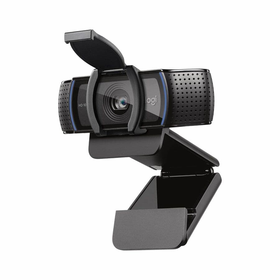 Logitech C920e TAA compliant 1080p webcam with built-in microphones
