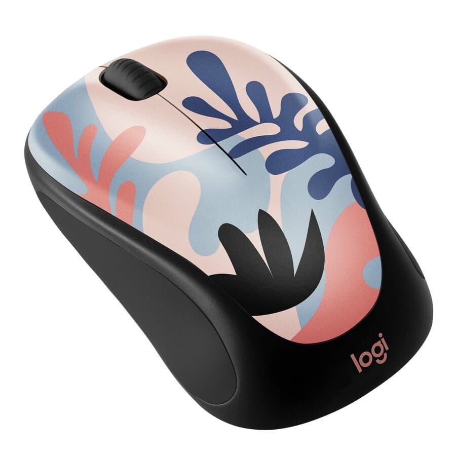 Logitech Design Collection limited edition wireless mouse — compact wireless mouse with designer finish