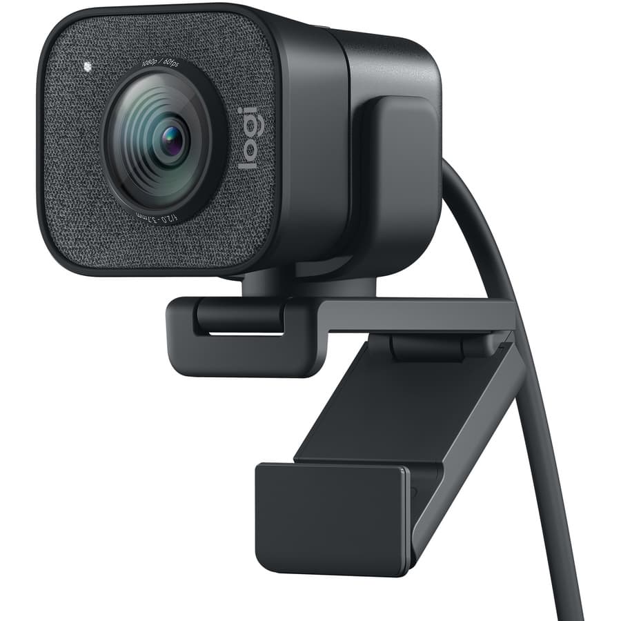 Logitech StreamCam premium webcam with USB-C connection for 1080p 60 fps video