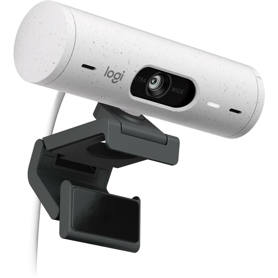 Logitech Brio 505 Webcam 1080p Offwhite with USB-C connectivity