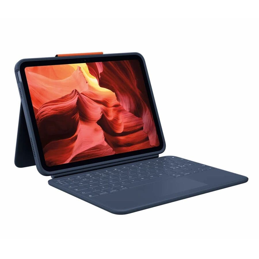 Logitech Rugged Combo 4 Touch keyboard case for iPad 10th generation in black