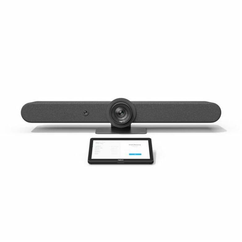 Logitech Rally Bar Huddle Tap APPL VMR bundled video meeting system for huddle rooms