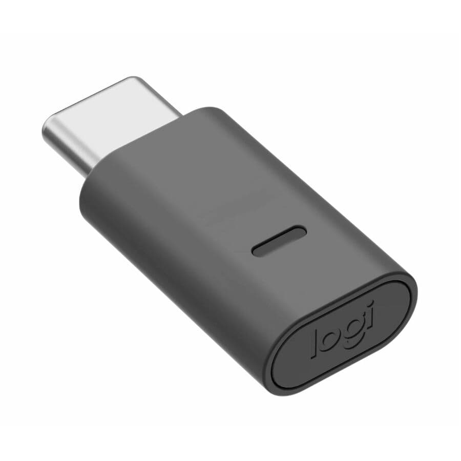 Logitech ZONE USB-C receiver in graphite for compatible wireless device connectivity