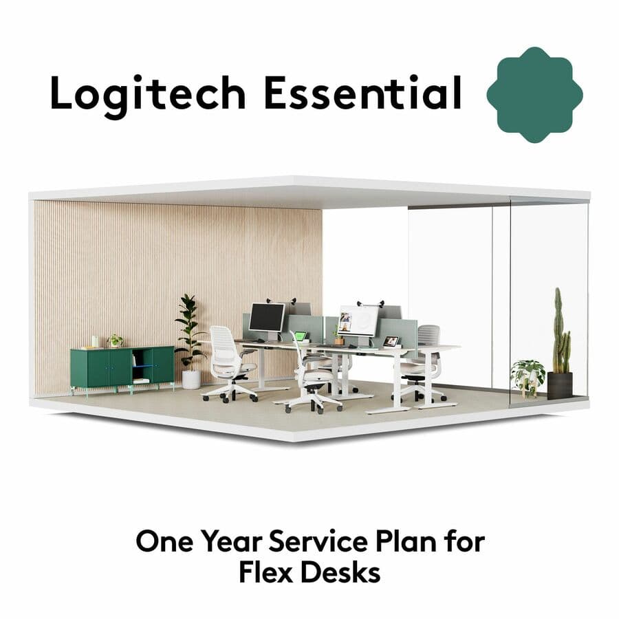 Logitech Essential for Flex Desks one-year support plan