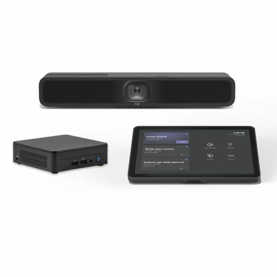 Logitech TAPMUP2MSTASU Microsoft Teams Rooms bundle with MeetUp 2 and Tap