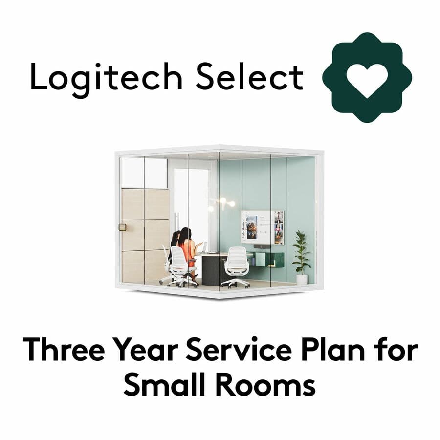 Logitech Select 3-year support plan for small rooms