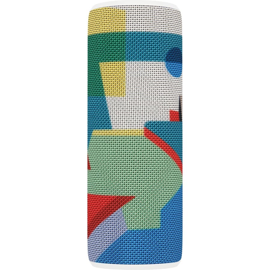 Ultimate Ears MEGABOOM Kaleidoscope portable Bluetooth speaker in a cylindrical design