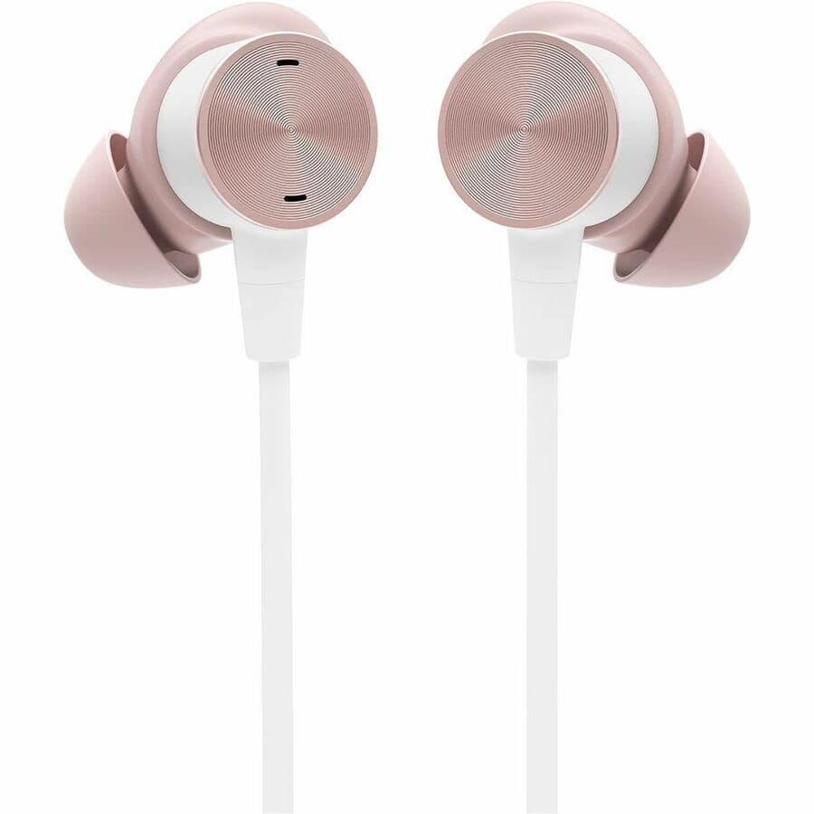 LOGITECH VC LOGI ZONE WIRED EARBUDS ROSE view 2